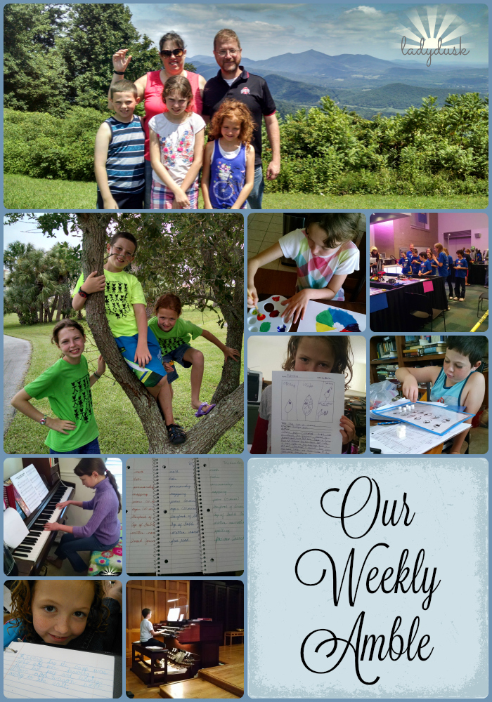 Our Weekly Amble for August 15-19, 2016
